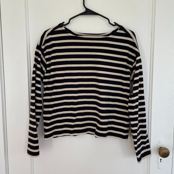 Everlane Tops - Everlane The Modern Breton Tee, Size S